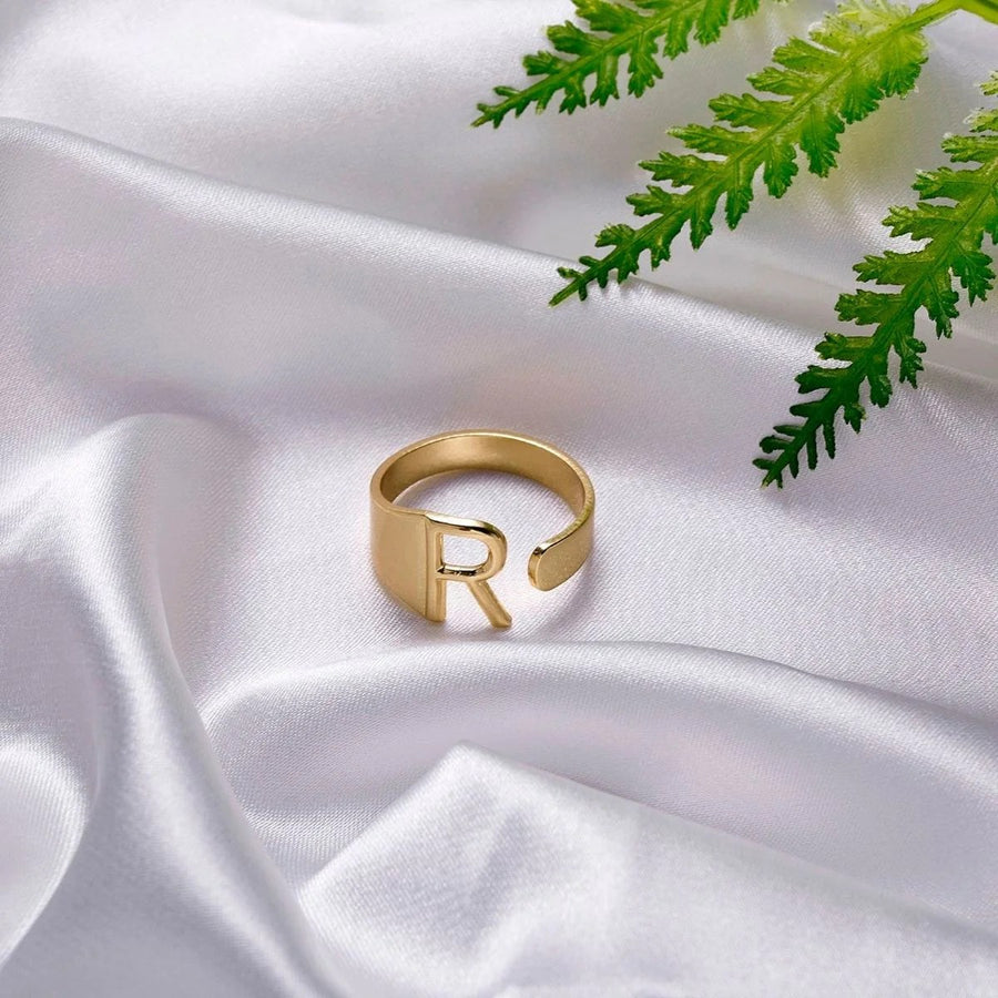 Script Gold Name Ring – CHILLS JEWELS